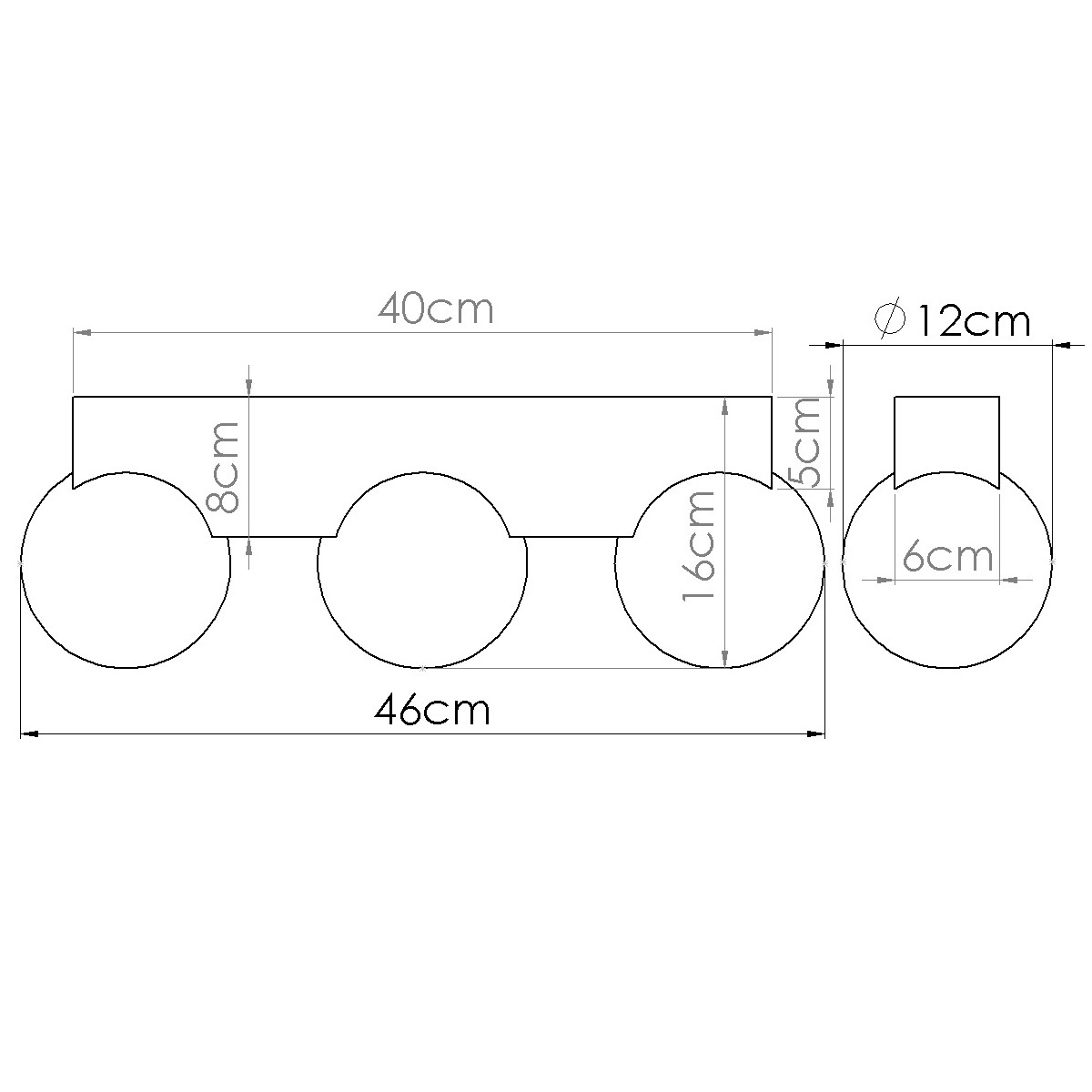 Plafon BULBO 3 naturalne drewno SL.1684 - Sollux Lighting - obrazek 10