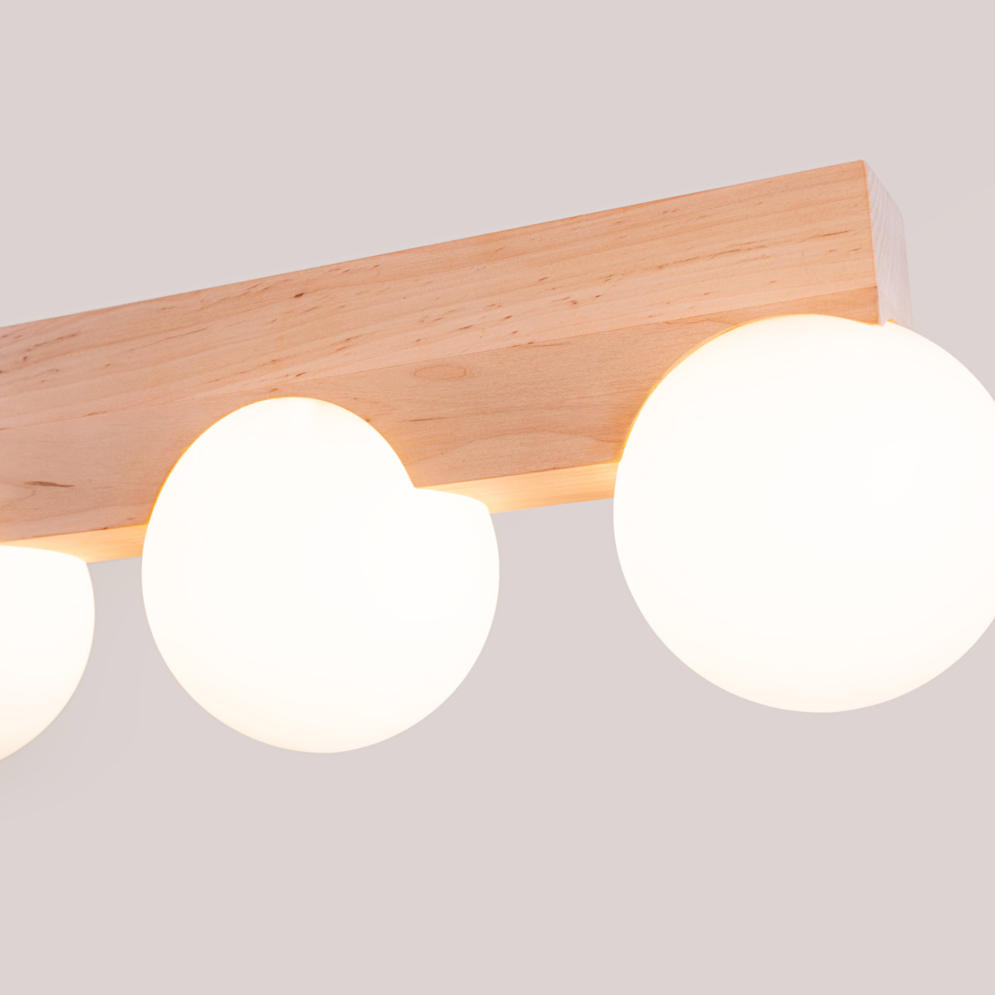 Plafon BULBO 4 naturalne drewno SL.1685 - Sollux Lighting - obrazek 5