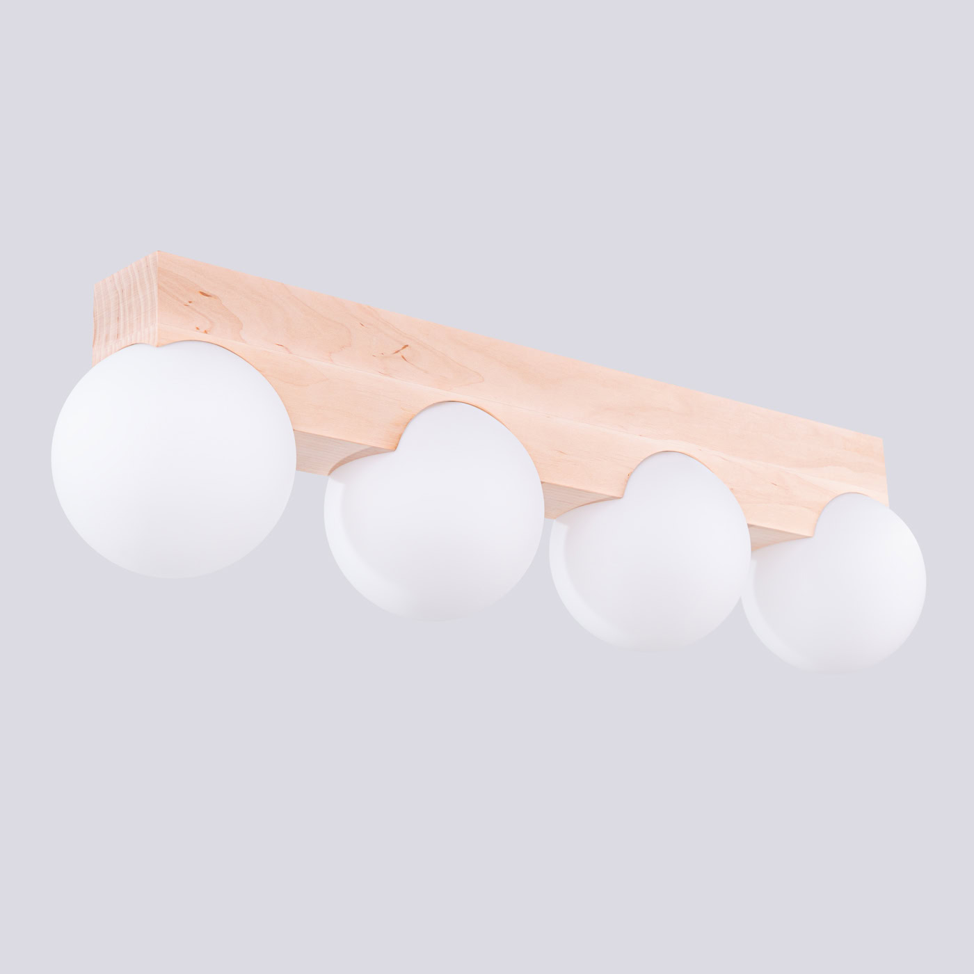 Plafon BULBO 4 naturalne drewno SL.1685 - Sollux Lighting - obrazek 9