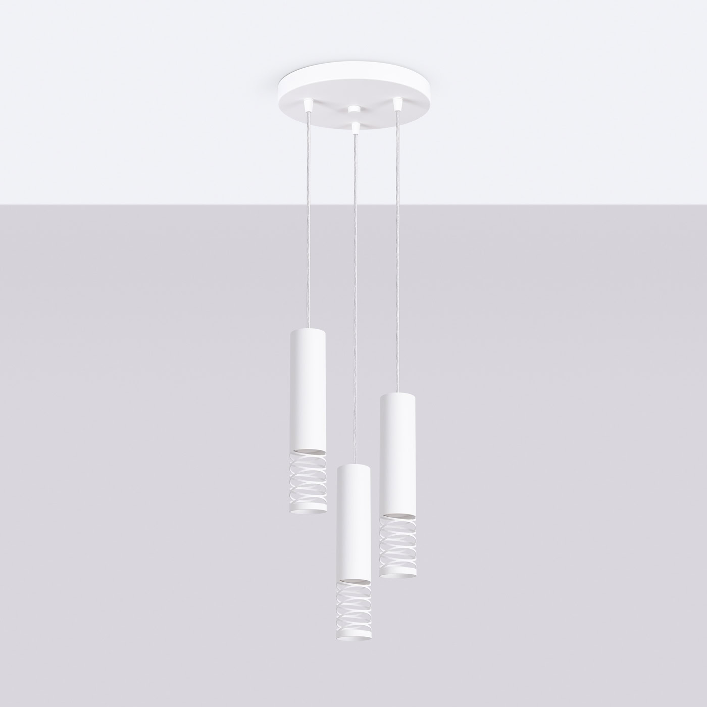 Lampa wisząca LAMI 3P biały SL.1689 - Sollux Lighting - obrazek 3