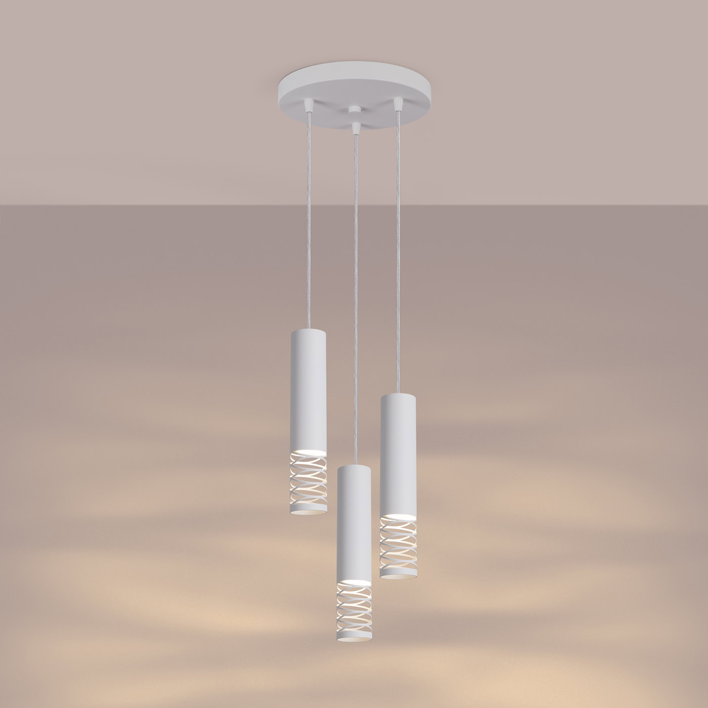 Lampa wisząca LAMI 3P biały SL.1689 - Sollux Lighting - obrazek 4