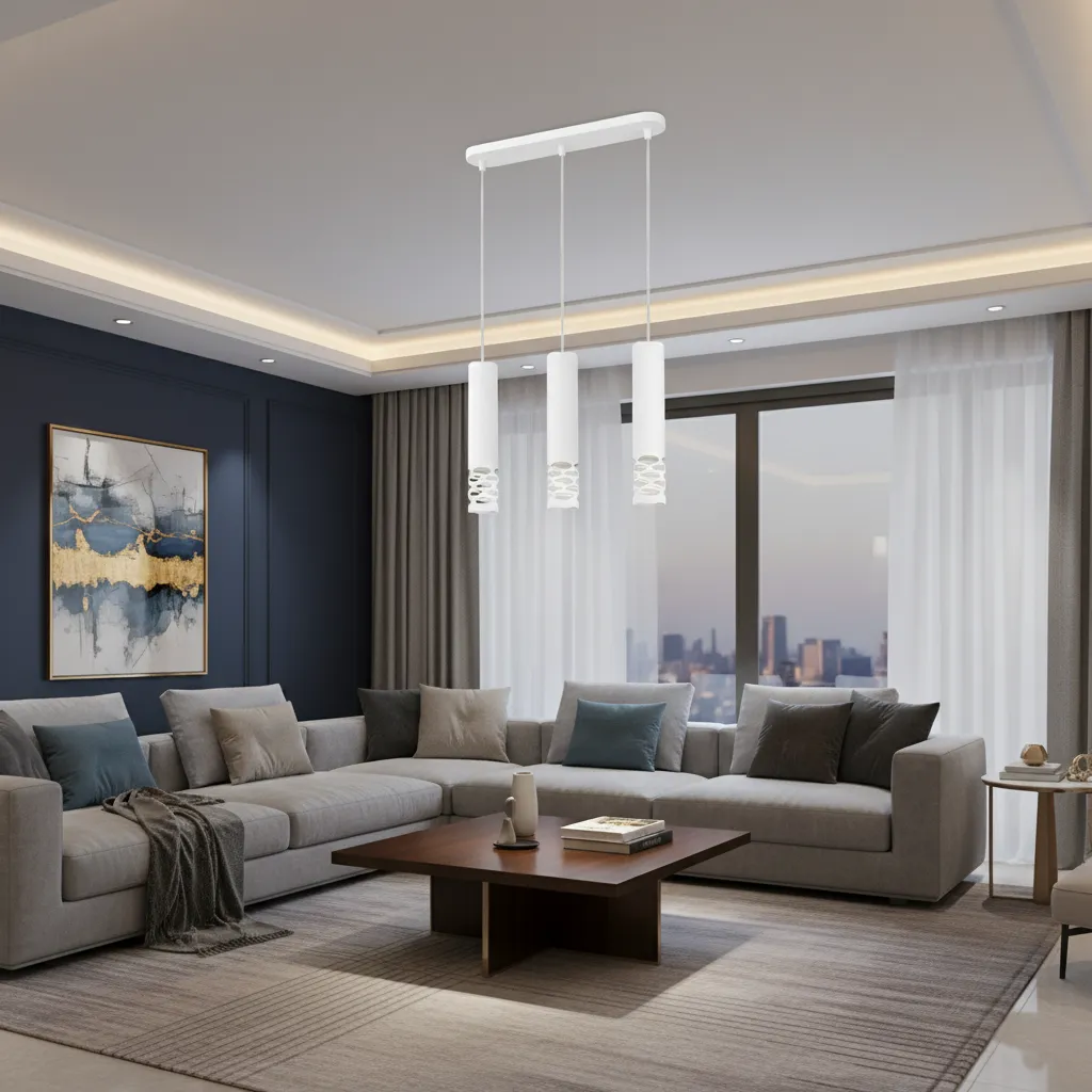 Lampa wisząca LIRO 3L biały SL.1693 - Sollux Lighting - obrazek 2