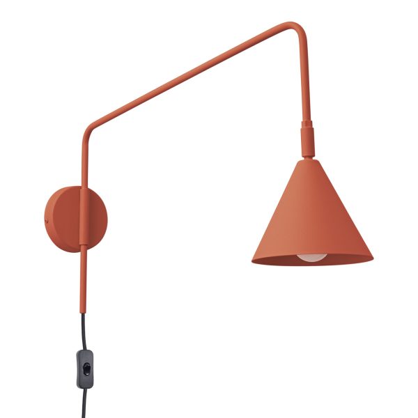 Kinkiet NOX ochra czerwona SL.1701 - Sollux Lighting