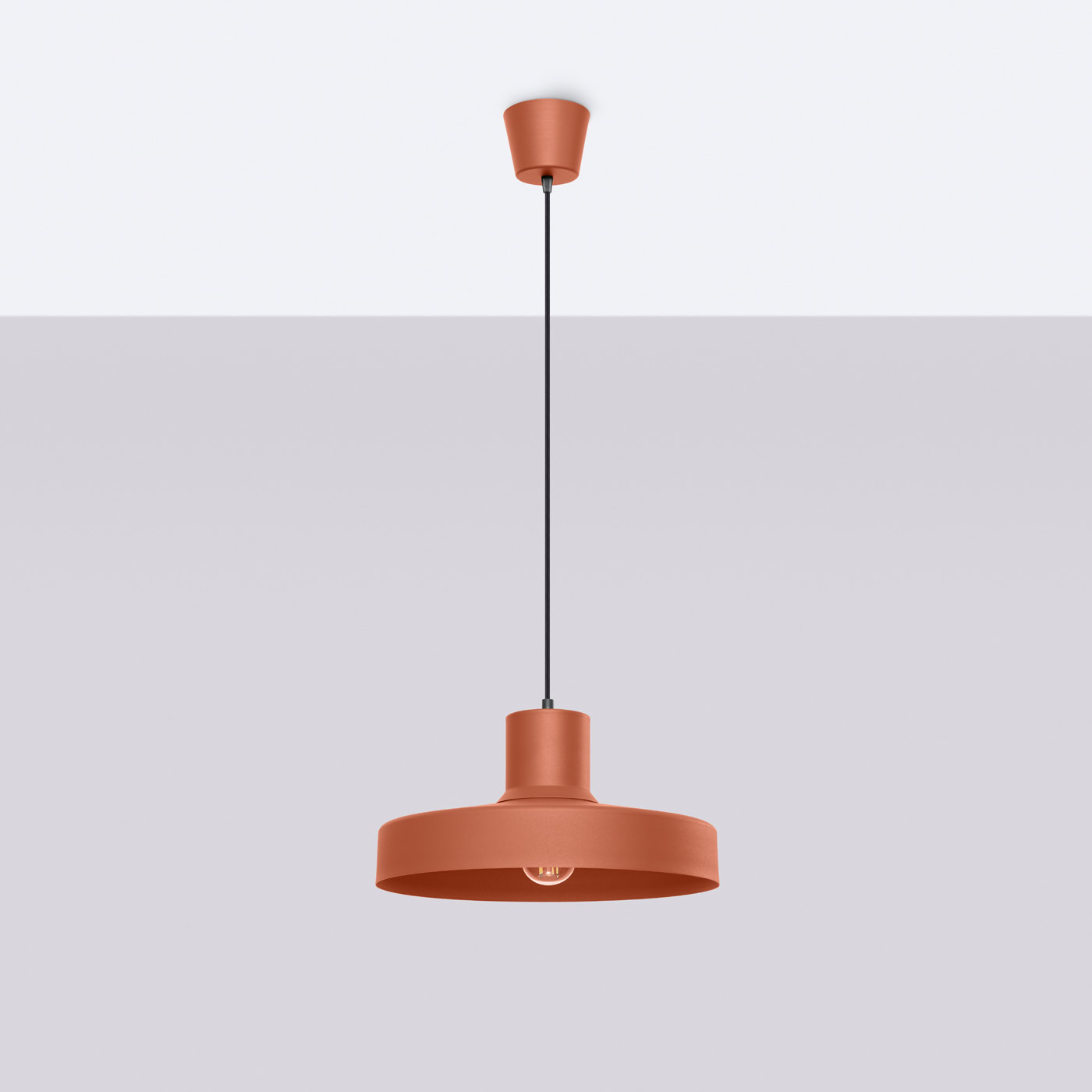 Lampa wisząca BILO ochra czerwona SL.1706 - Sollux Lighting - obrazek 3