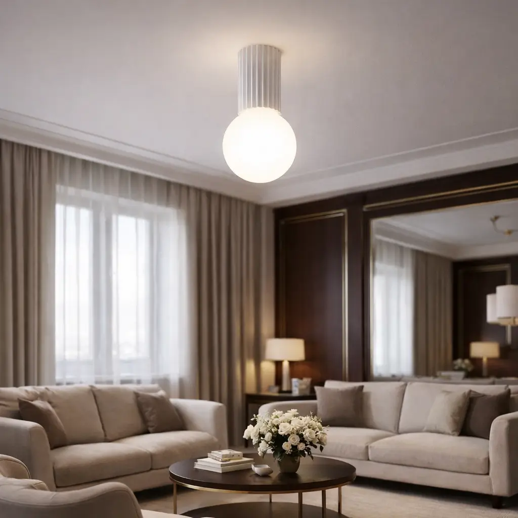 Plafon HALO biały IP44 SL.1708 - Sollux Lighting - obrazek 2