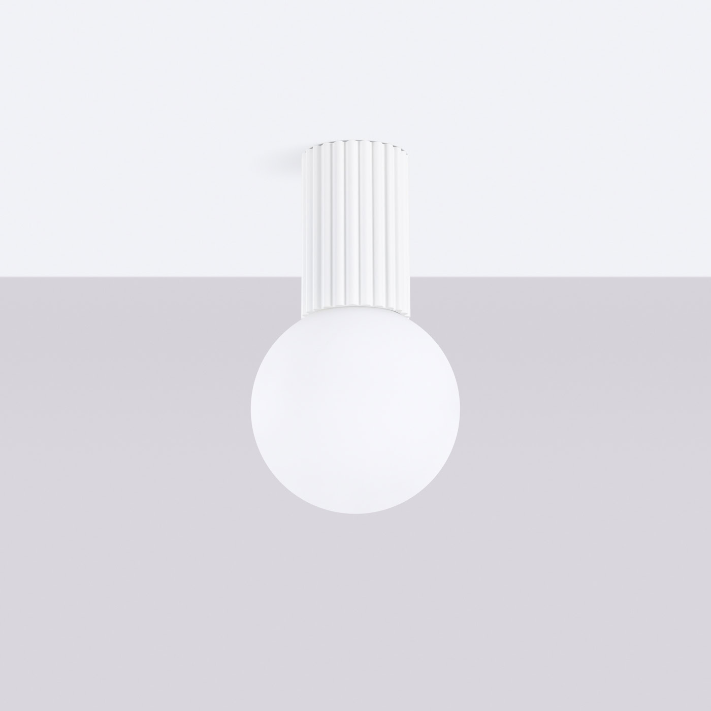 Plafon HALO biały IP44 SL.1708 - Sollux Lighting - obrazek 4