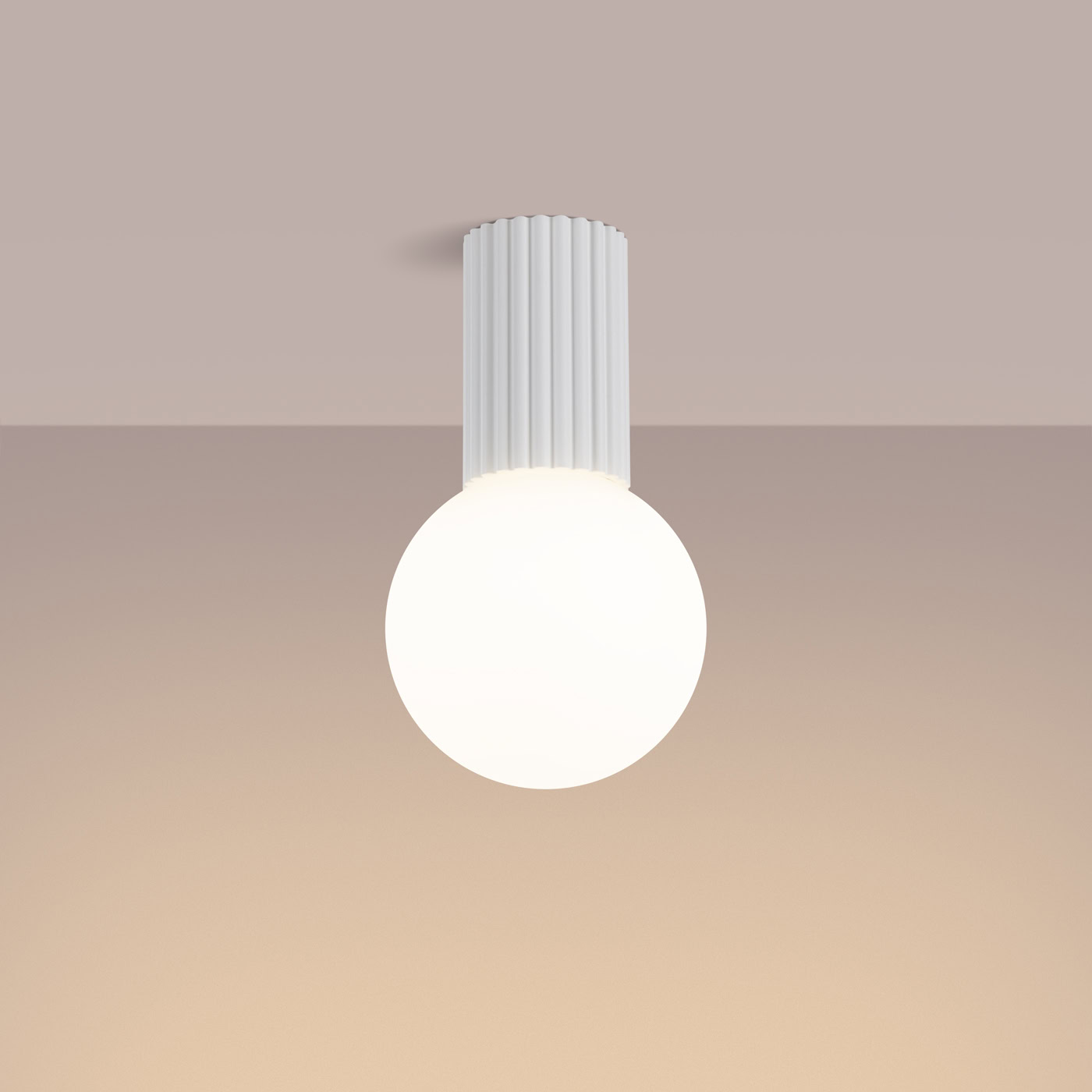 Plafon HALO biały IP44 SL.1708 - Sollux Lighting - obrazek 5