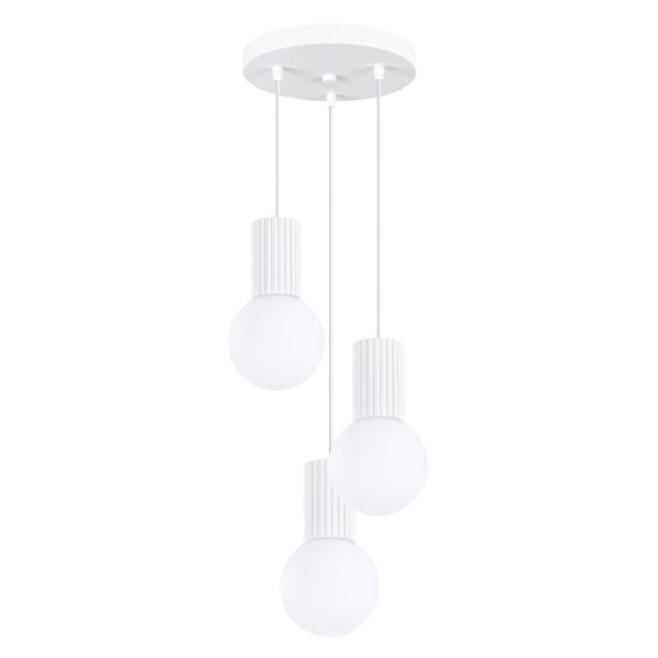 Lampa wisząca HALO 3P biała SL.1710 - Sollux Lighting