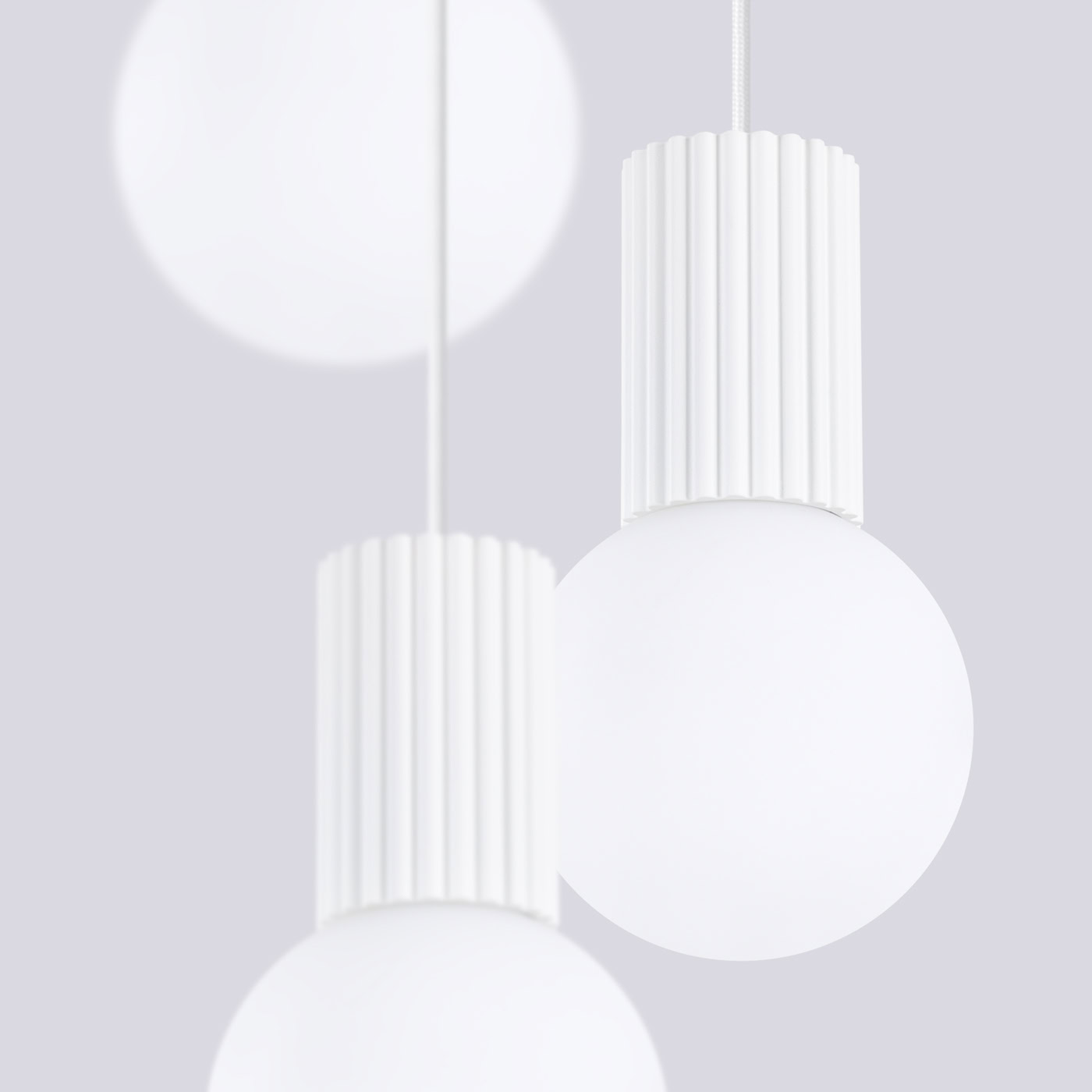 Lampa wisząca HALO 3P biała SL.1710 - Sollux Lighting - obrazek 6