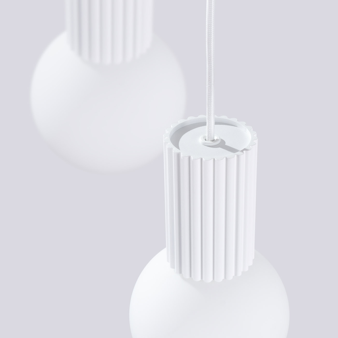 Lampa wisząca HALO 3P biała SL.1710 - Sollux Lighting - obrazek 7