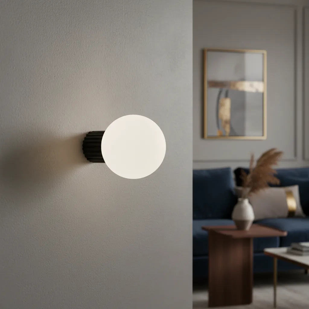 Kinkiet HALO czarny IP44 SL.1712 - Sollux Lighting - obrazek 2