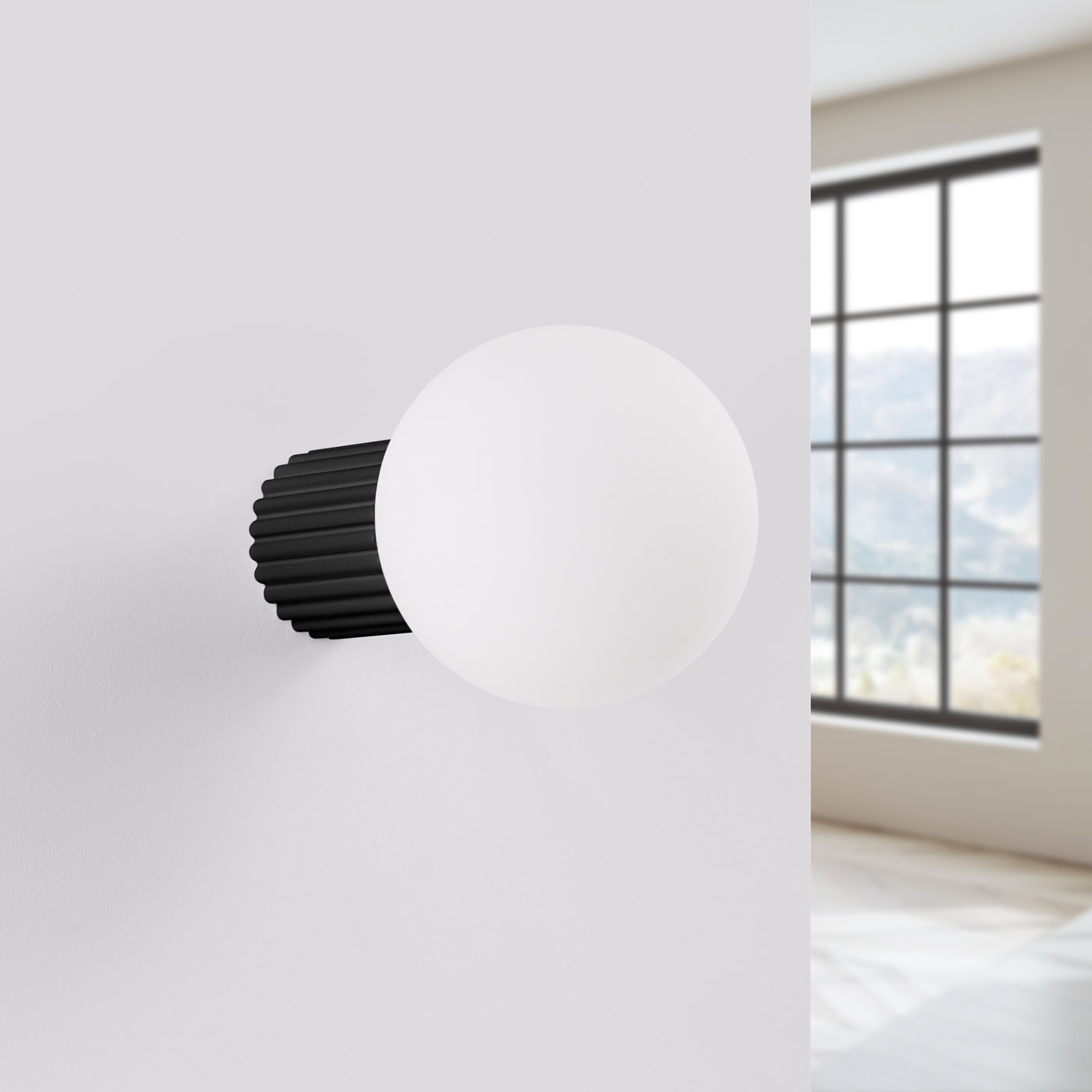 Kinkiet HALO czarny IP44 SL.1712 - Sollux Lighting - obrazek 3