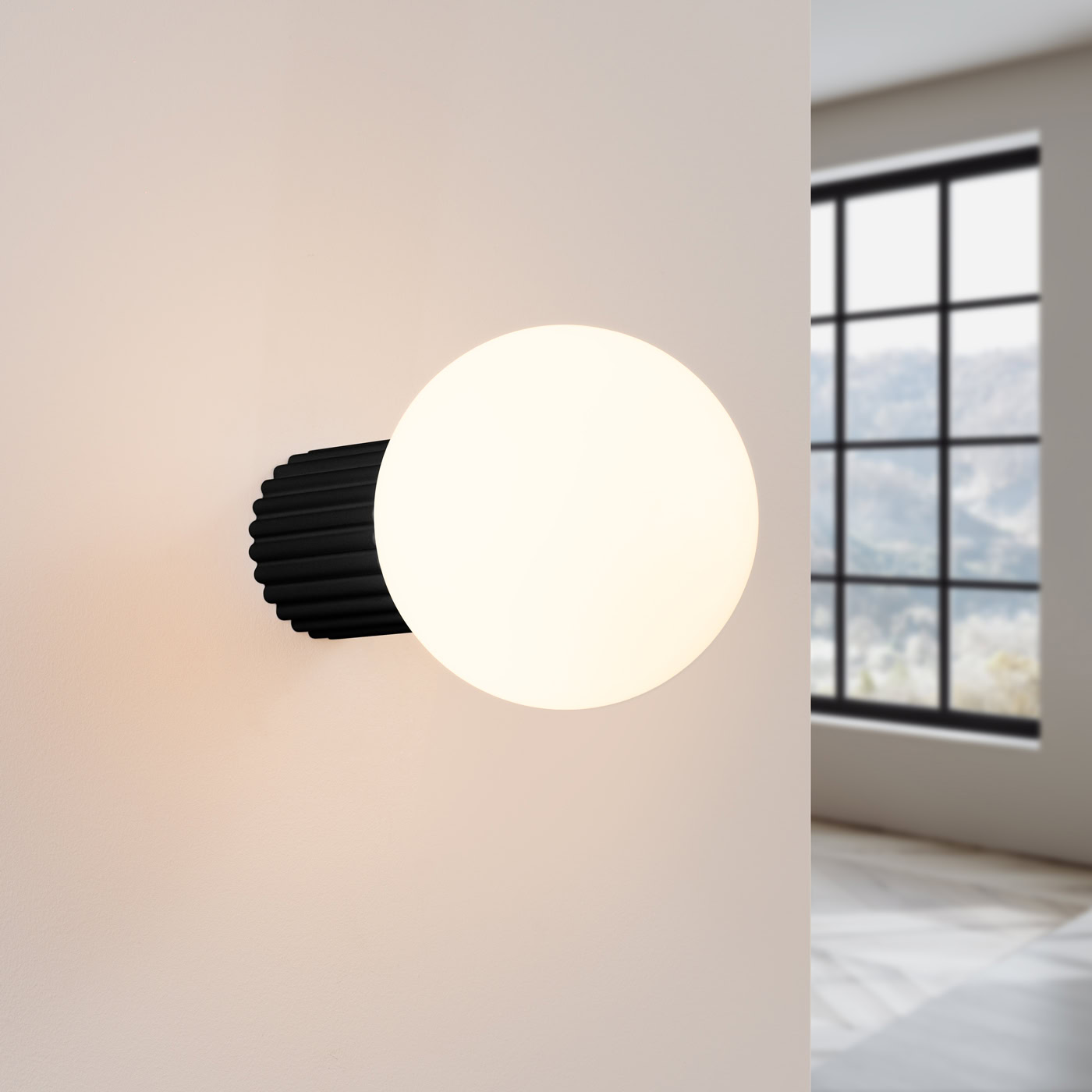 Kinkiet HALO czarny IP44 SL.1712 - Sollux Lighting - obrazek 4