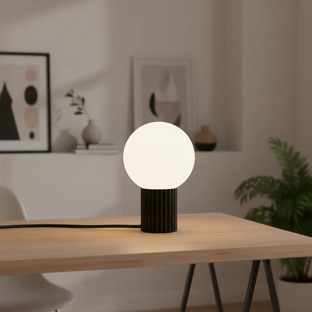 Lampa biurkowa HALO czarna SL.1716 - Sollux Lighting - obrazek 2