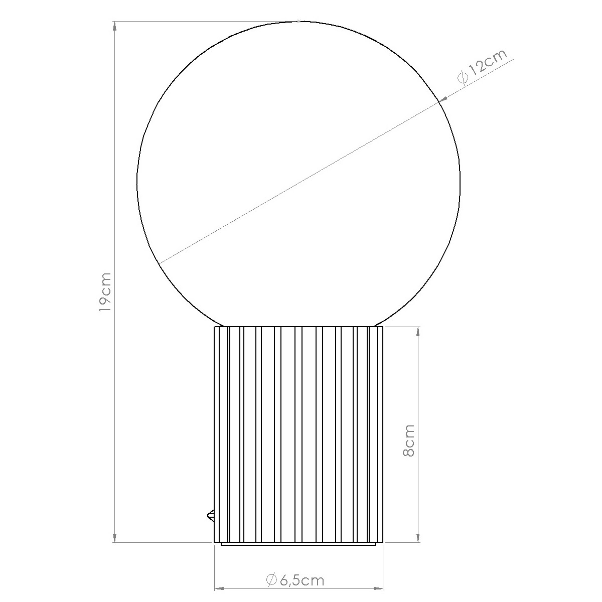 Lampa biurkowa HALO czarna SL.1716 - Sollux Lighting - obrazek 9