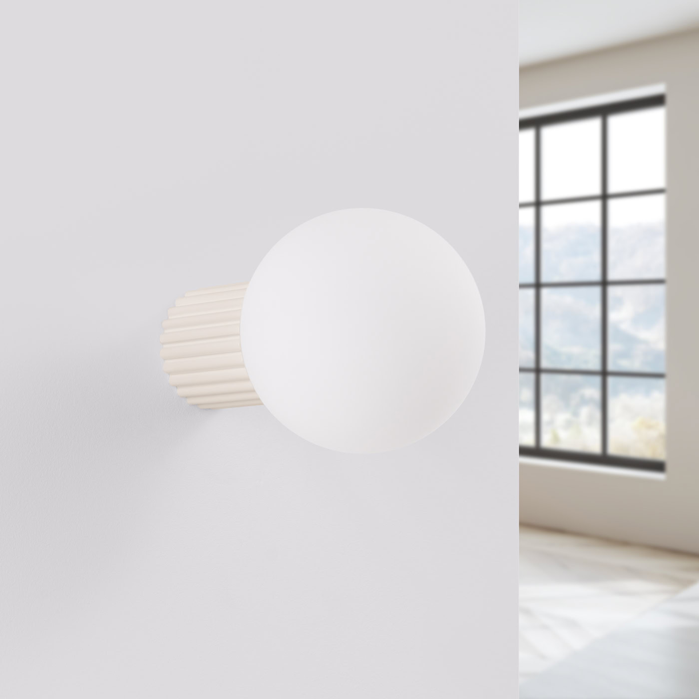 Kinkiet HALO beżowy IP44 SL.1717 - Sollux Lighting - obrazek 3