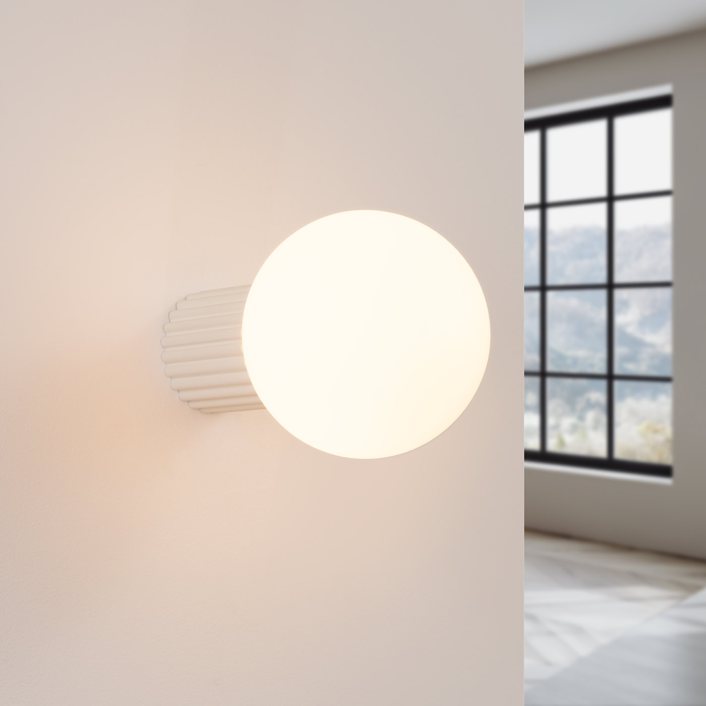Kinkiet HALO beżowy IP44 SL.1717 - Sollux Lighting - obrazek 4