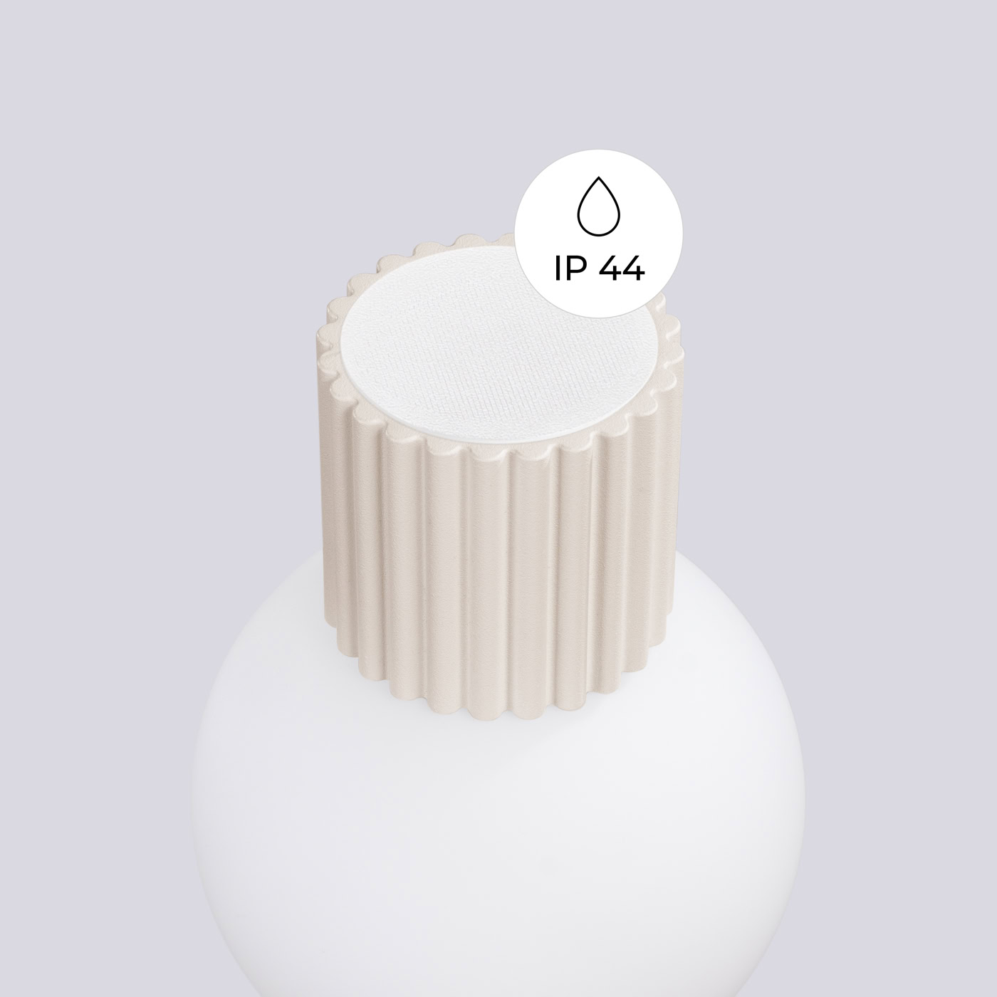 Kinkiet HALO beżowy IP44 SL.1717 - Sollux Lighting - obrazek 9