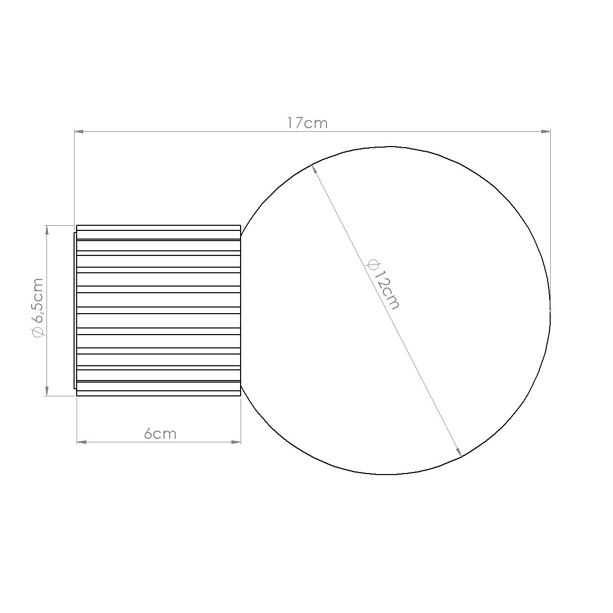 Kinkiet HALO beżowy IP44 SL.1717 - Sollux Lighting - obrazek 10