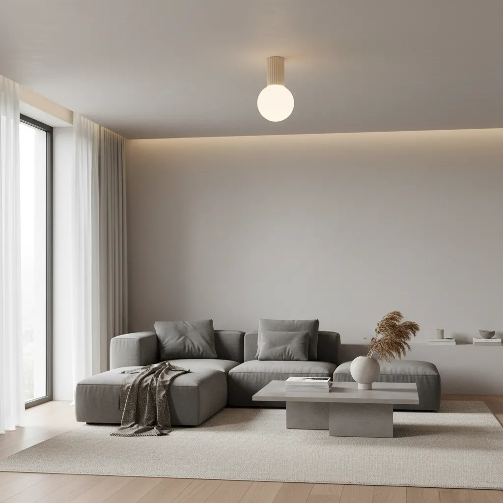Plafon HALO beżowy IP44 SL.1718 - Sollux Lighting - obrazek 2
