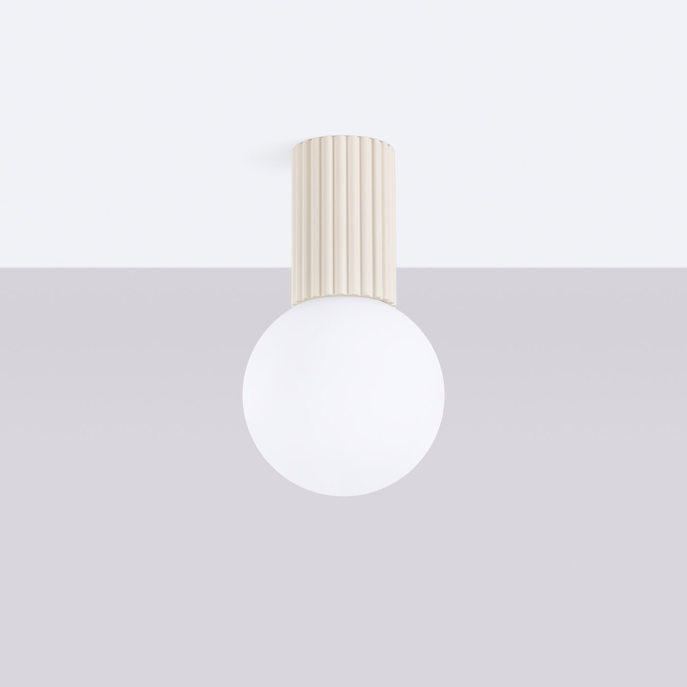 Plafon HALO beżowy IP44 SL.1718 - Sollux Lighting - obrazek 3