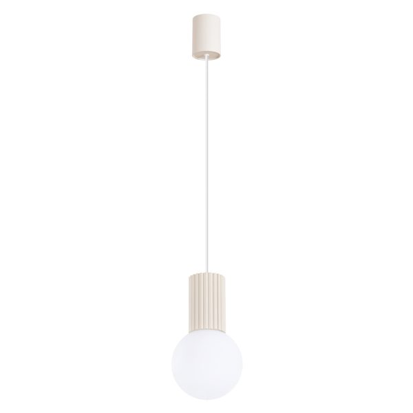 Lampa wisząca HALO 1 beżowa SL.1719 - Sollux Lighting