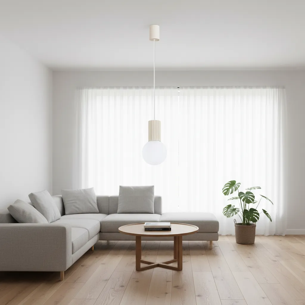 Lampa wisząca HALO 1 beżowa SL.1719 - Sollux Lighting - obrazek 2
