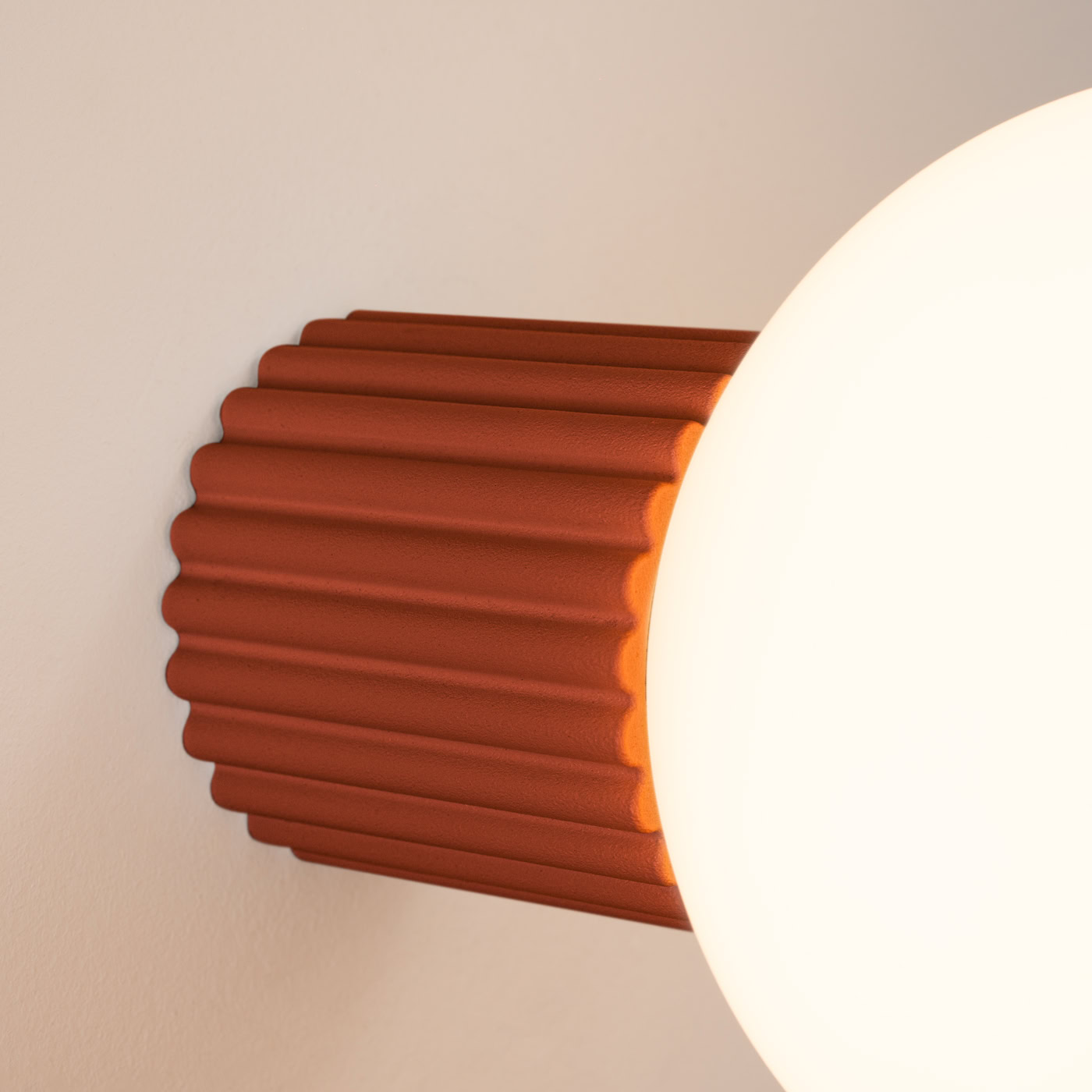 Kinkiet HALO ochra czerwona IP44 SL.1727 - Sollux Lighting - obrazek 5