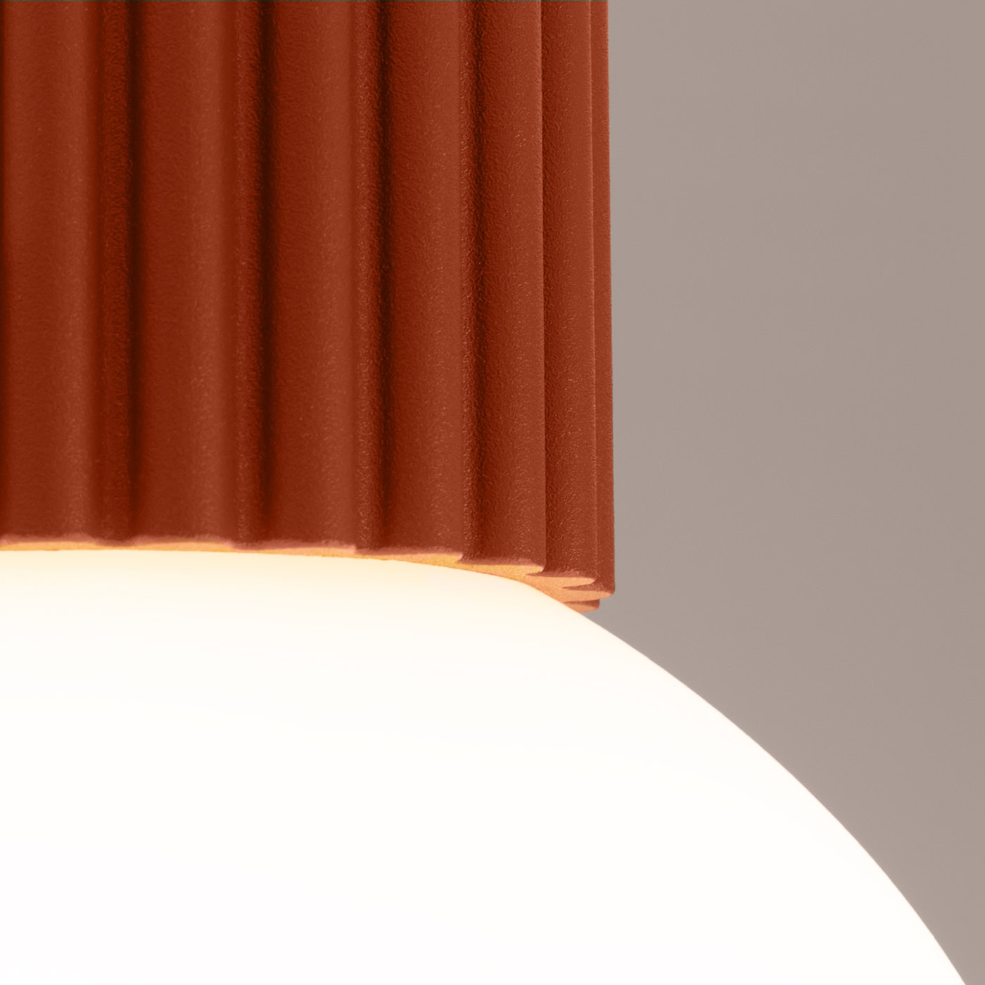 Plafon HALO ochra czerwona IP44 SL.1728 - Sollux Lighting - obrazek 5