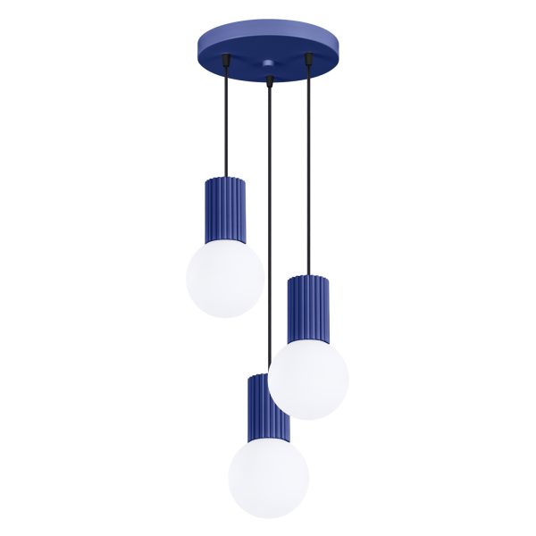 Lampa wisząca HALO 3P ultramaryna SL.1740 - Sollux Lighting