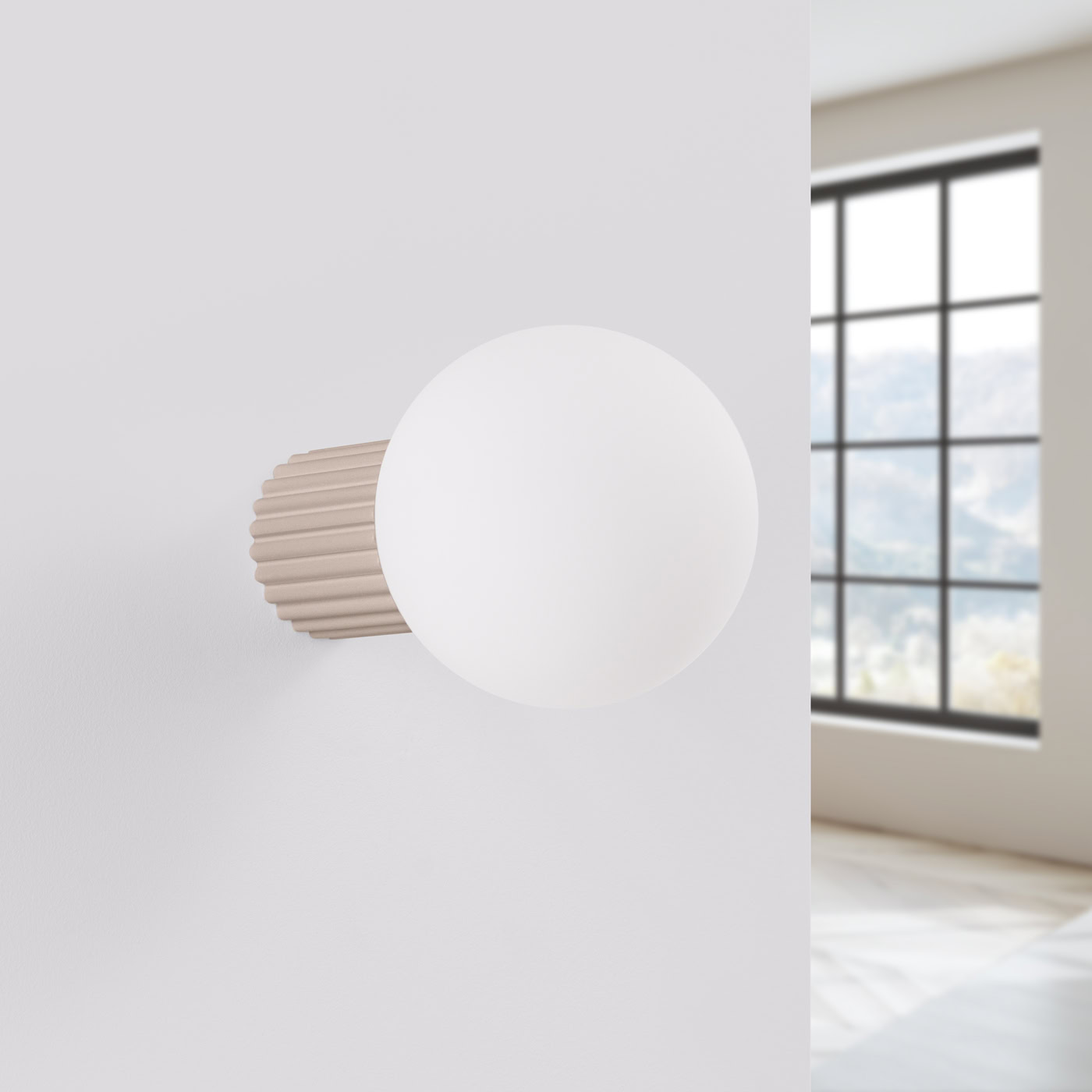 Kinkiet HALO taupe IP44 SL.1742 - Sollux Lighting - obrazek 3