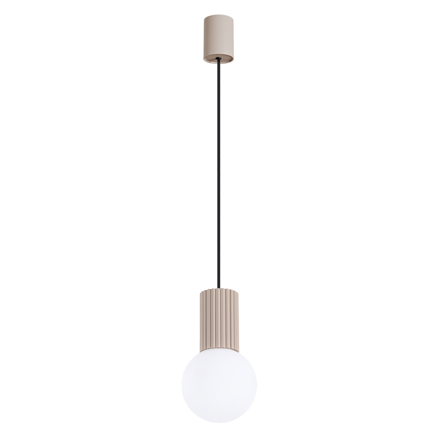Lampa wisząca HALO 1 taupe SL.1744 - Sollux Lighting