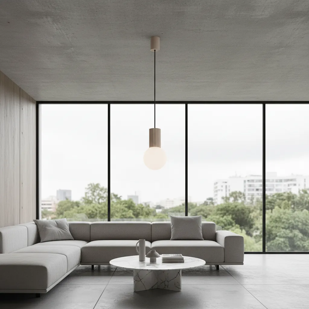 Lampa wisząca HALO 1 taupe SL.1744 - Sollux Lighting - obrazek 2