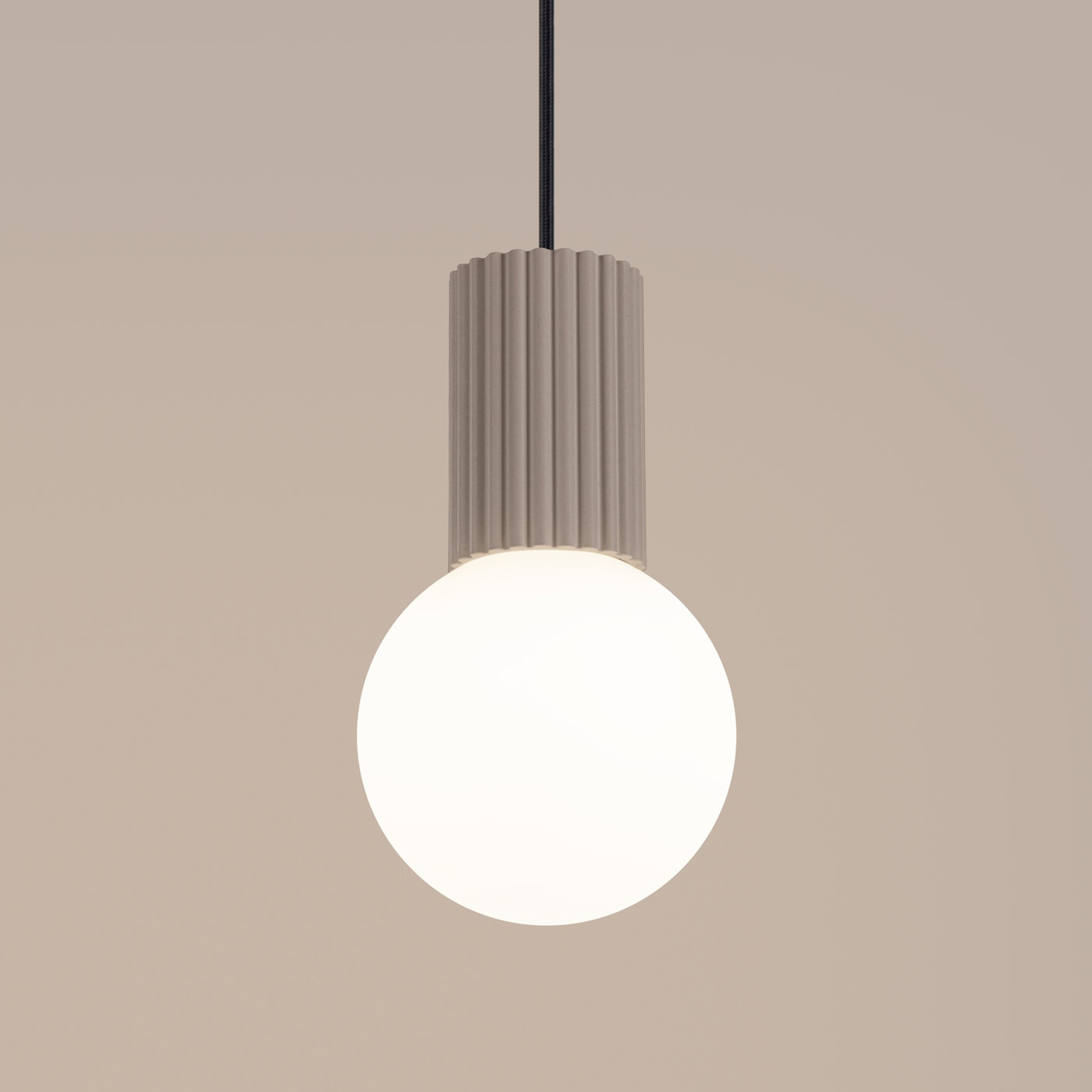 Lampa wisząca HALO 1 taupe SL.1744 - Sollux Lighting - obrazek 5