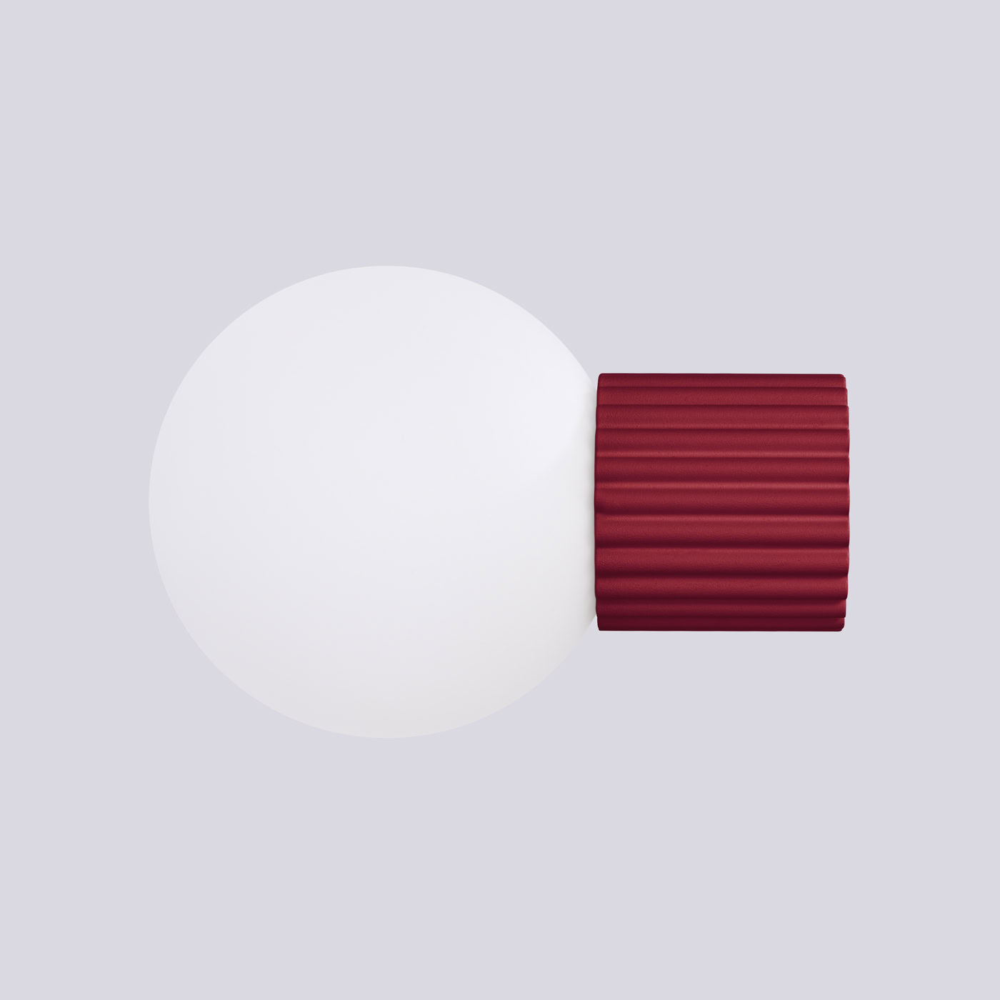 Kinkiet HALO burgund IP44 SL.1747 - Sollux Lighting - obrazek 6