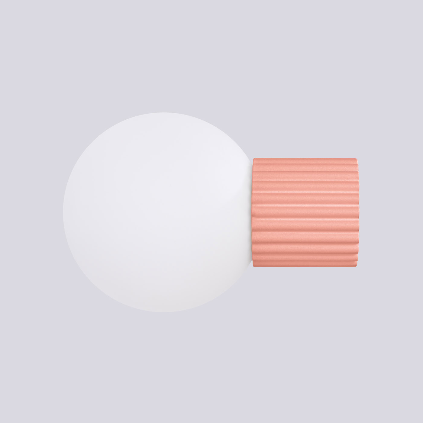 Kinkiet HALO brzoskwiniowy IP44 SL.1752 - Sollux Lighting - obrazek 6