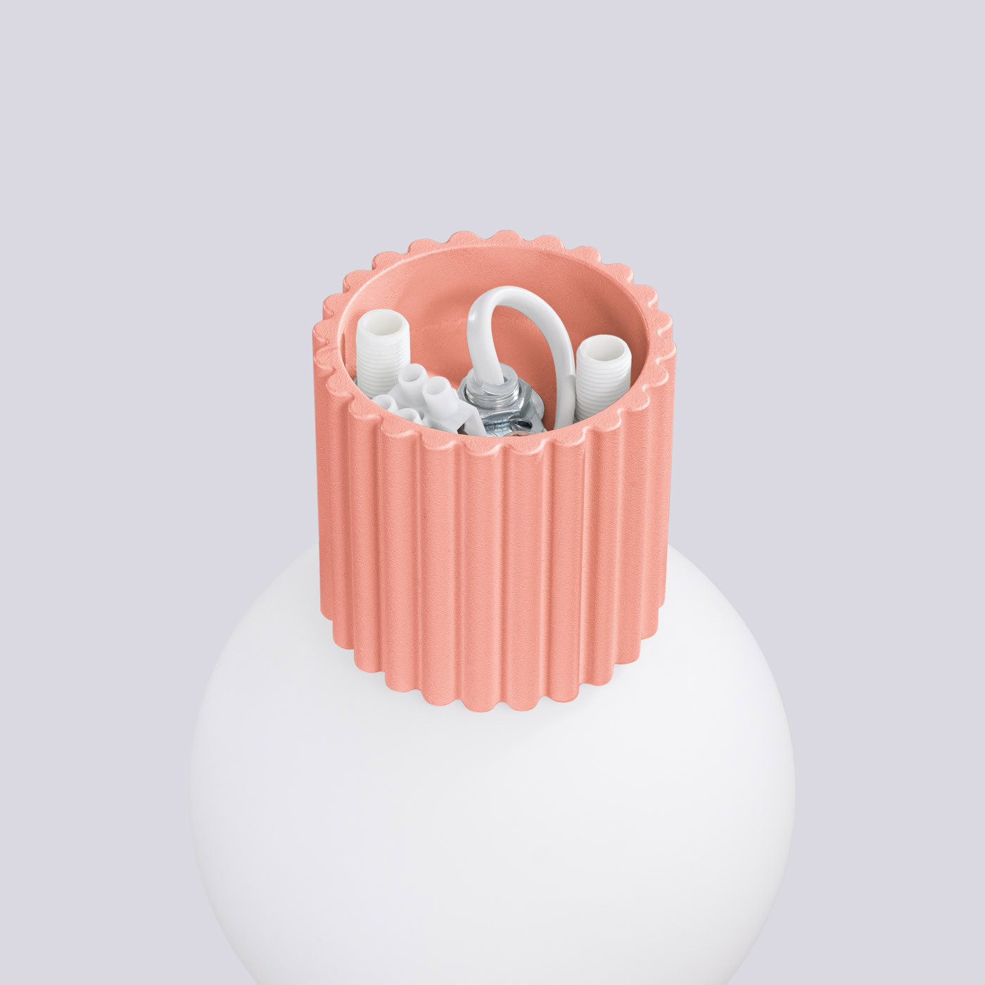 Kinkiet HALO brzoskwiniowy IP44 SL.1752 - Sollux Lighting - obrazek 8