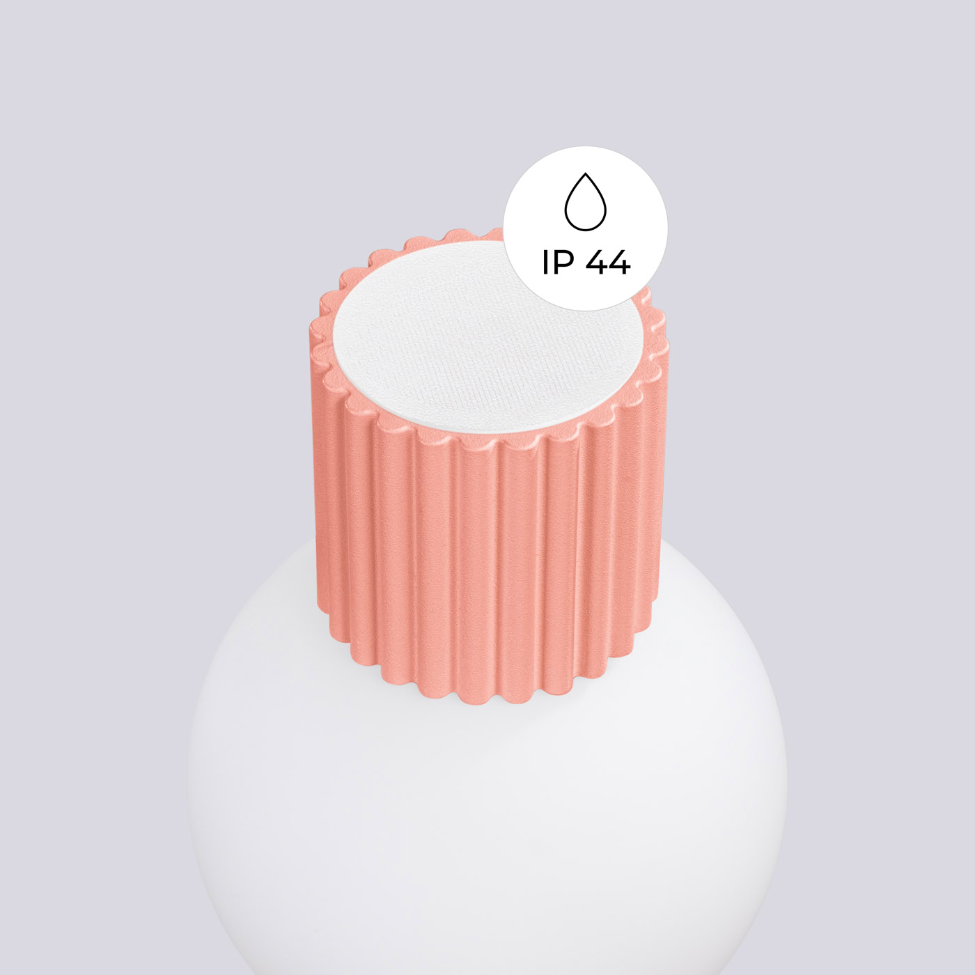 Kinkiet HALO brzoskwiniowy IP44 SL.1752 - Sollux Lighting - obrazek 9