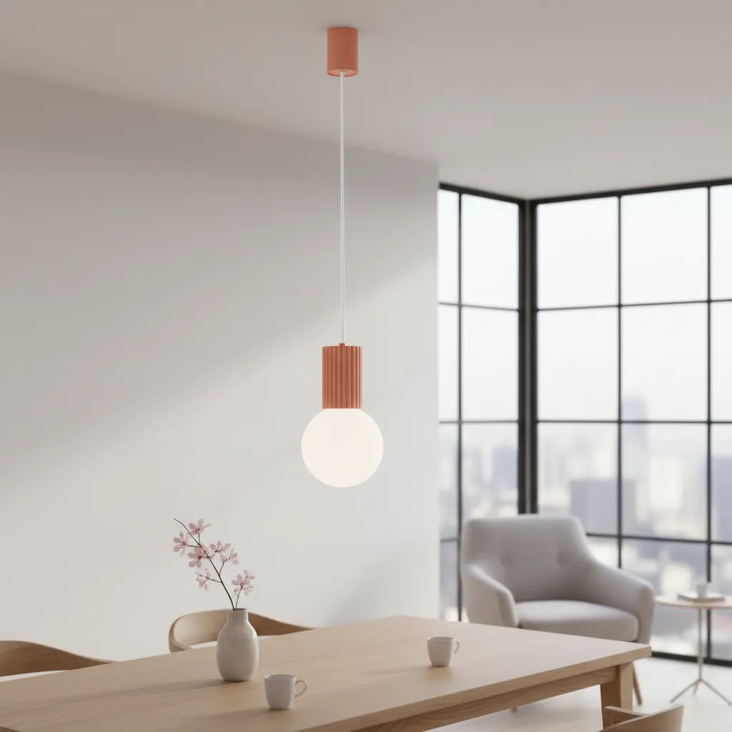Lampa wisząca HALO 1 brzoskwiniowa SL.1754 - Sollux Lighting - obrazek 2