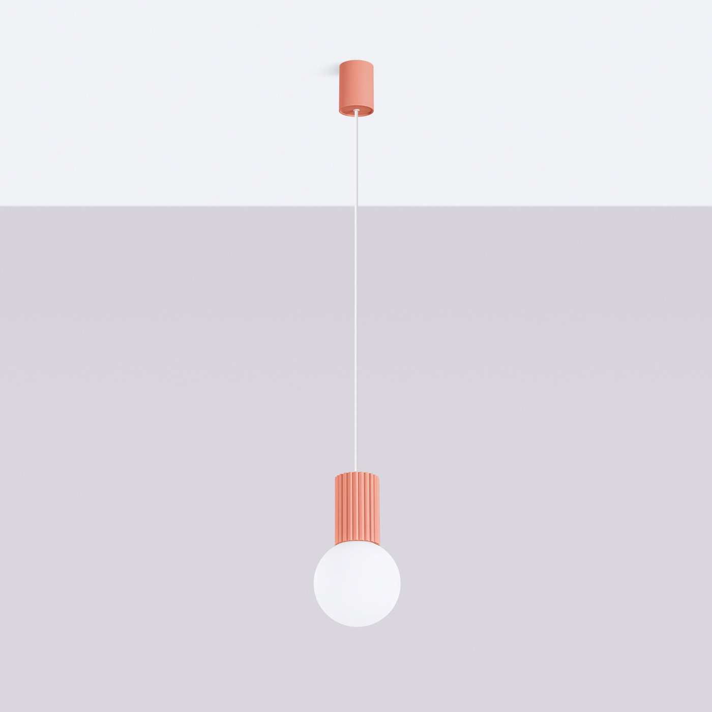 Lampa wisząca HALO 1 brzoskwiniowa SL.1754 - Sollux Lighting - obrazek 3
