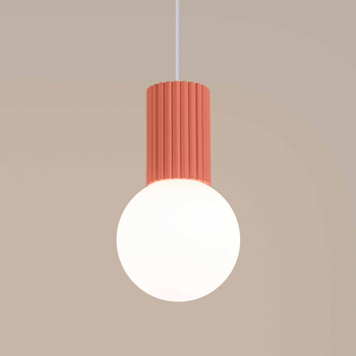 Lampa wisząca HALO 1 brzoskwiniowa SL.1754 - Sollux Lighting - obrazek 5