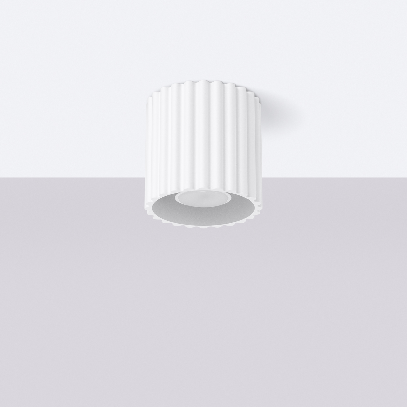 Plafon AURA 1 biały GU10 SL.1779 - Sollux Lighting - obrazek 3
