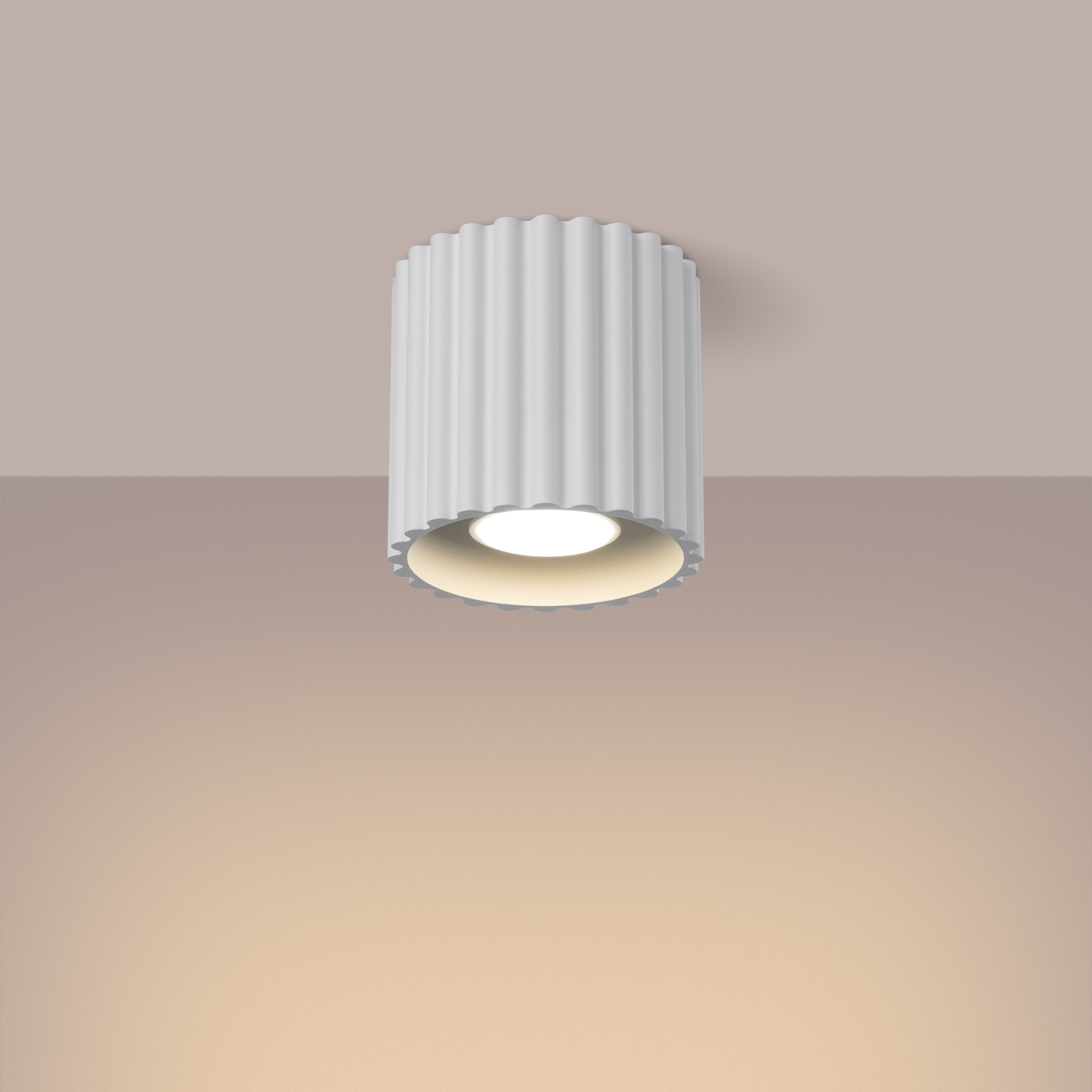 Plafon AURA 1 biały GU10 SL.1779 - Sollux Lighting - obrazek 4