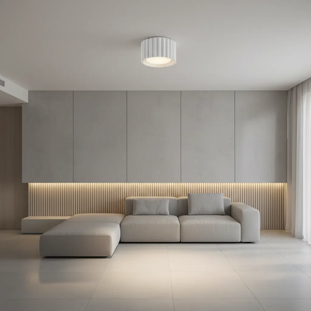 Plafon AURA 1 biały GX53 SL.1782 - Sollux Lighting - obrazek 2