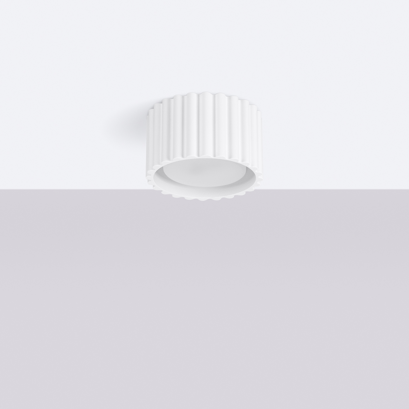 Plafon AURA 1 biały GX53 SL.1782 - Sollux Lighting - obrazek 3