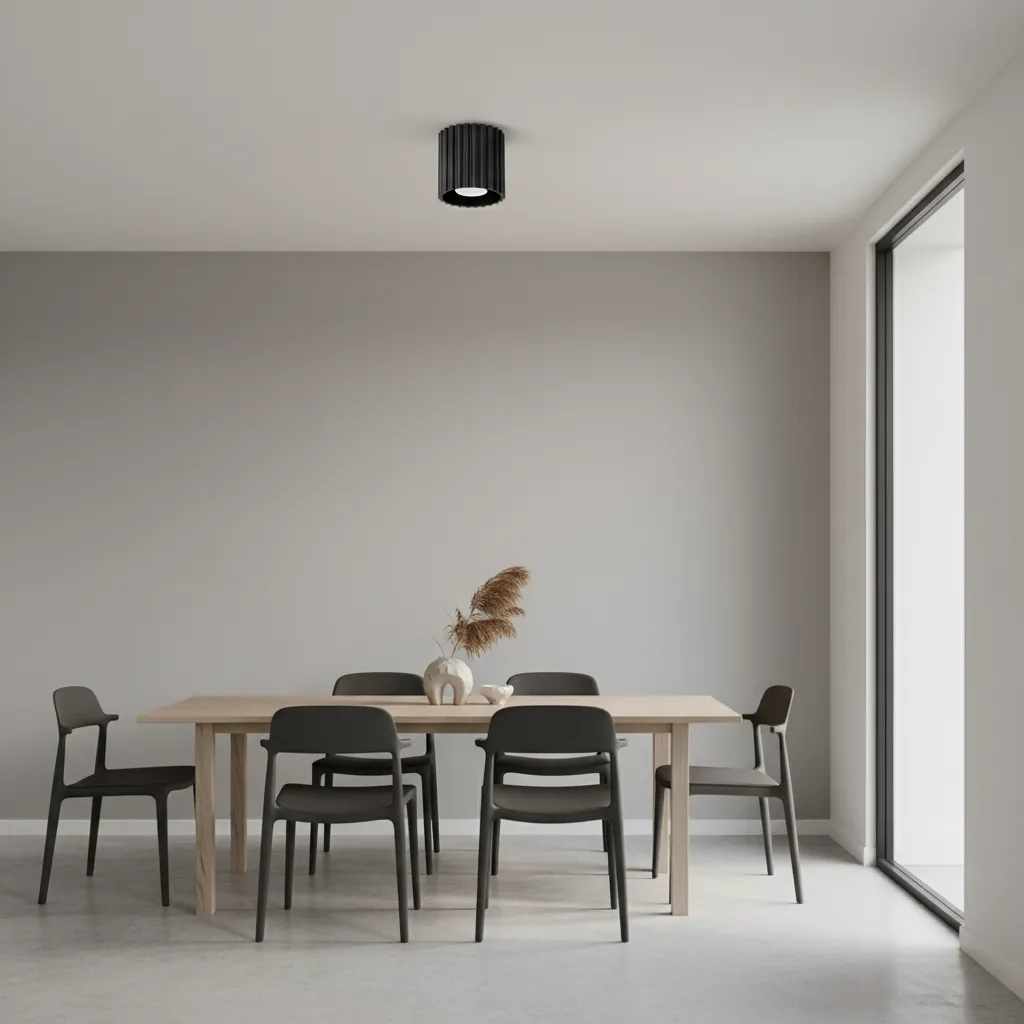 Plafon AURA 1 czarny GU10 SL.1784 - Sollux Lighting - obrazek 2