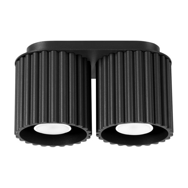 Plafon AURA 2 czarny GU10 SL.1785 - Sollux Lighting