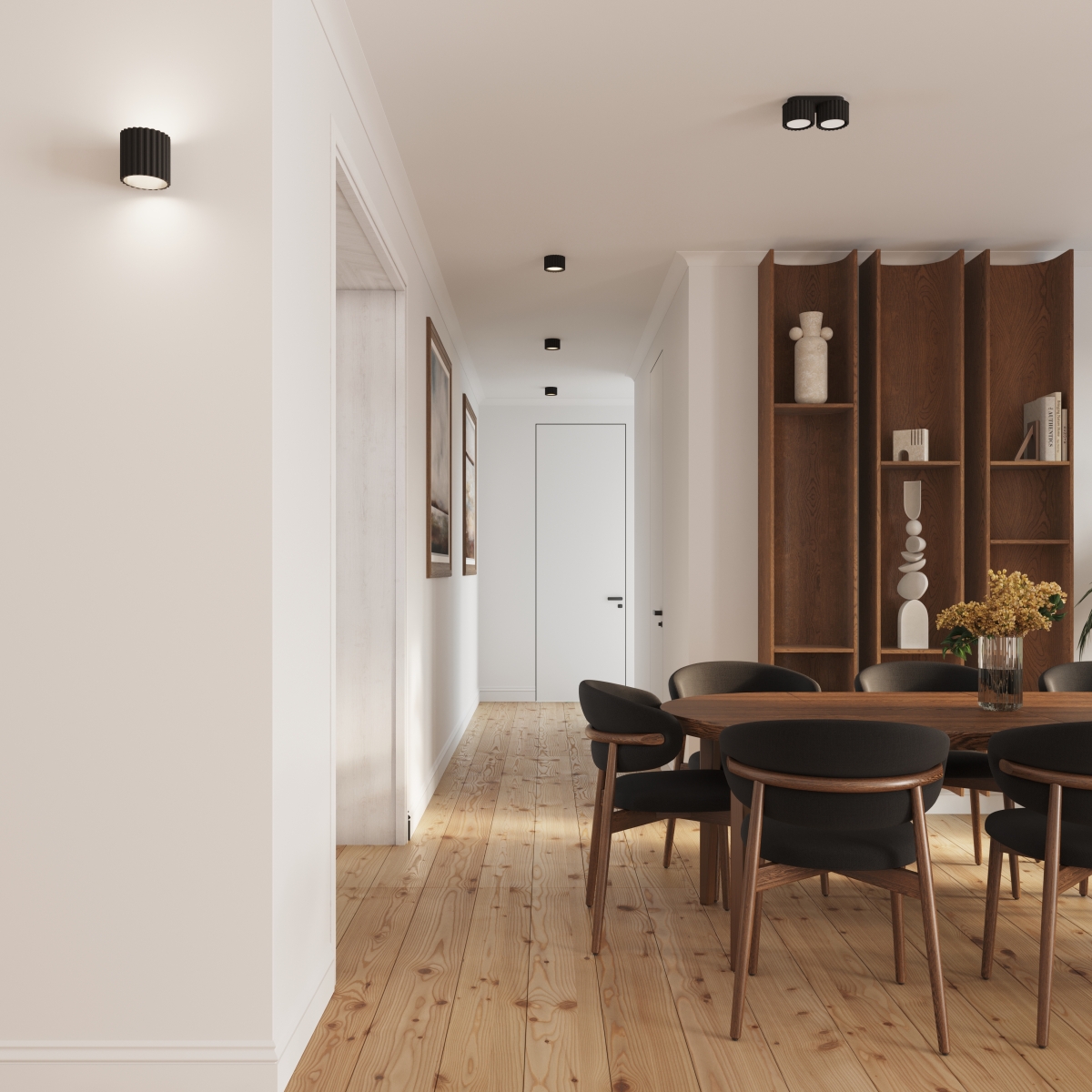 Plafon AURA 1 czarny GX53 SL.1787 - Sollux Lighting - obrazek 2