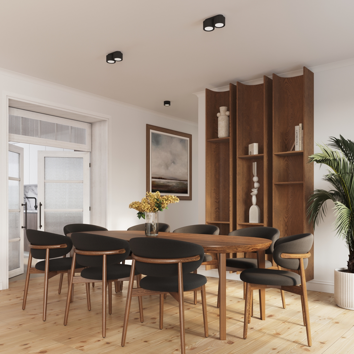 Plafon AURA 1 czarny GX53 SL.1787 - Sollux Lighting - obrazek 10