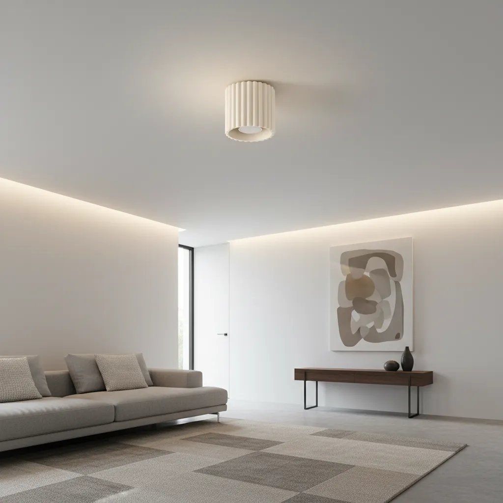 Plafon AURA 1 beżowy GU10 SL.1789 - Sollux Lighting - obrazek 2